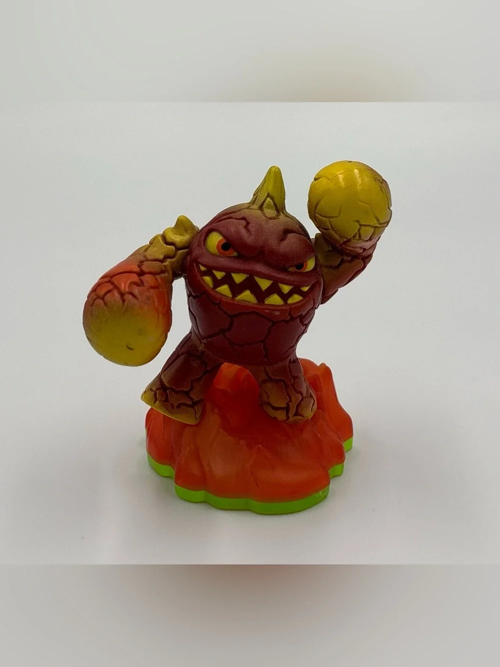 RARE Vintage Skylanders Trigger Happy Dino-Rang Eruptor Figure Toy Set Lot